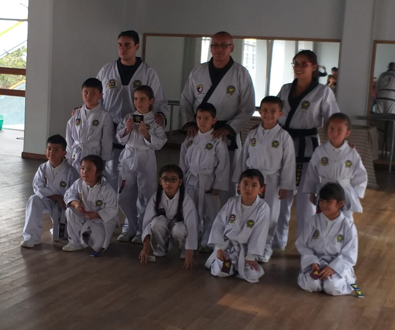 Alumnos de Taekwondo